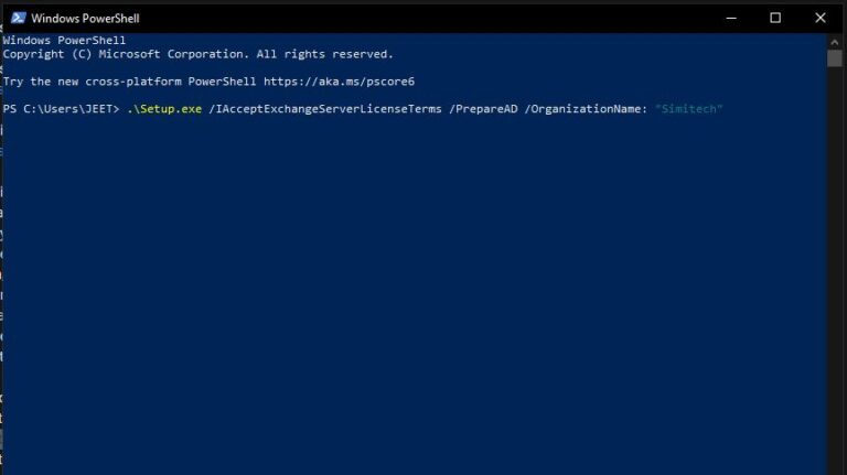 Microsoft Exchange Server Installation - simitech