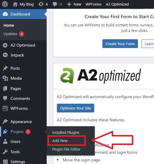 Add plugin In WordPress 