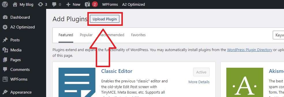 upload News Plugin in wordpress 