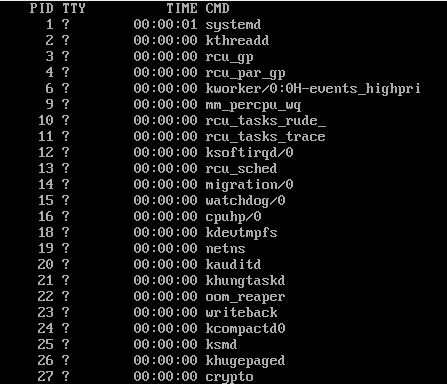 ps command in linux