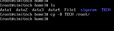 copy Directory in linux