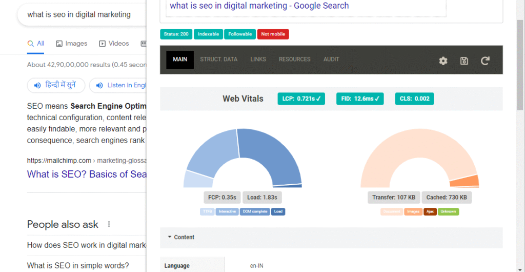 seoinfo seo chrome extensions