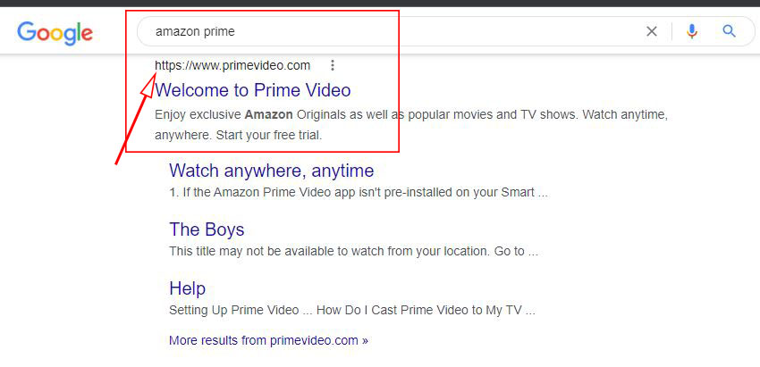 Amazon Prime Login 