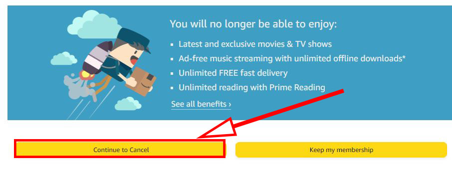cancel Amazon Membership 