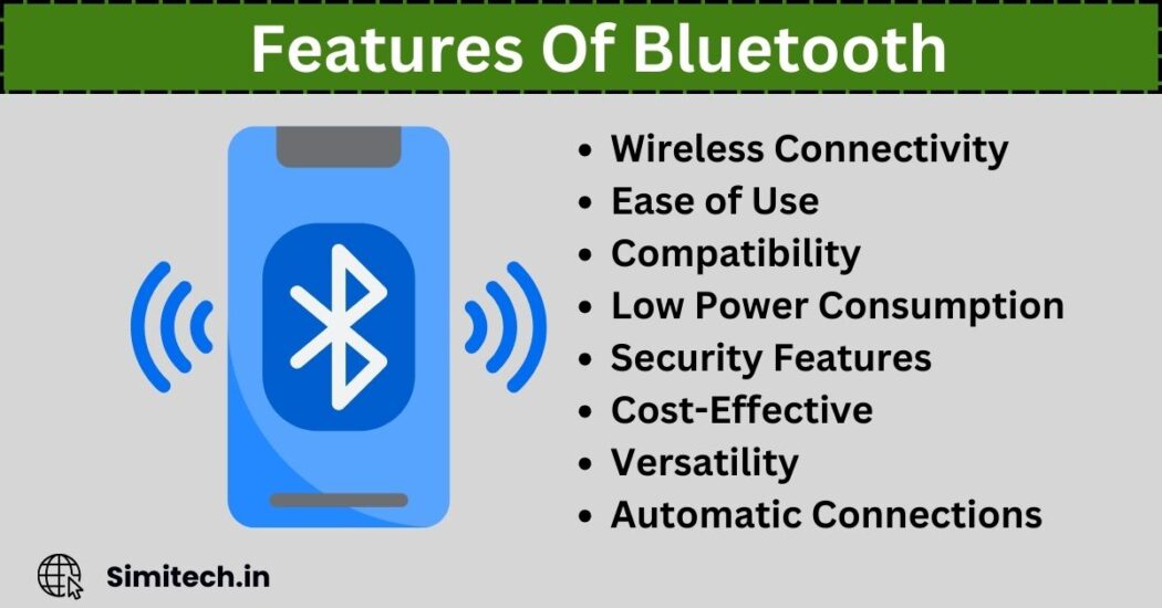 features of bluetooth