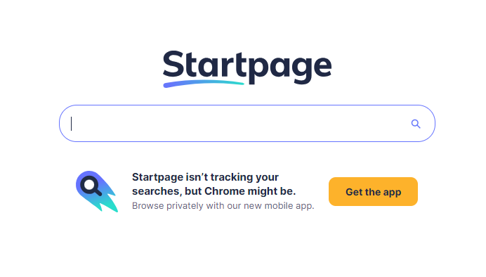 Startpage search engine